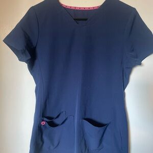 Navy Blue Women's scrub set